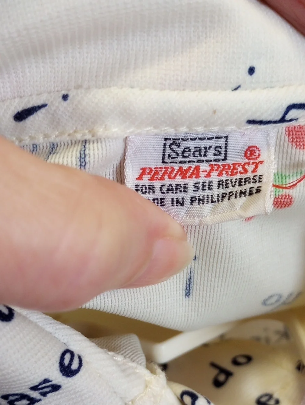Sears Perma-Prest Floral Polyester Vintage Dress.   Please Do Not Kiss Me, Sz 5?
